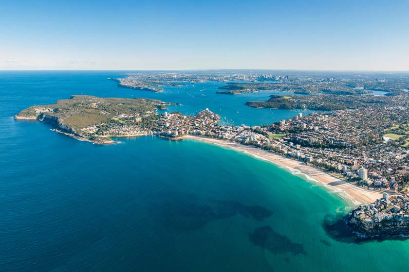 Manly from the air